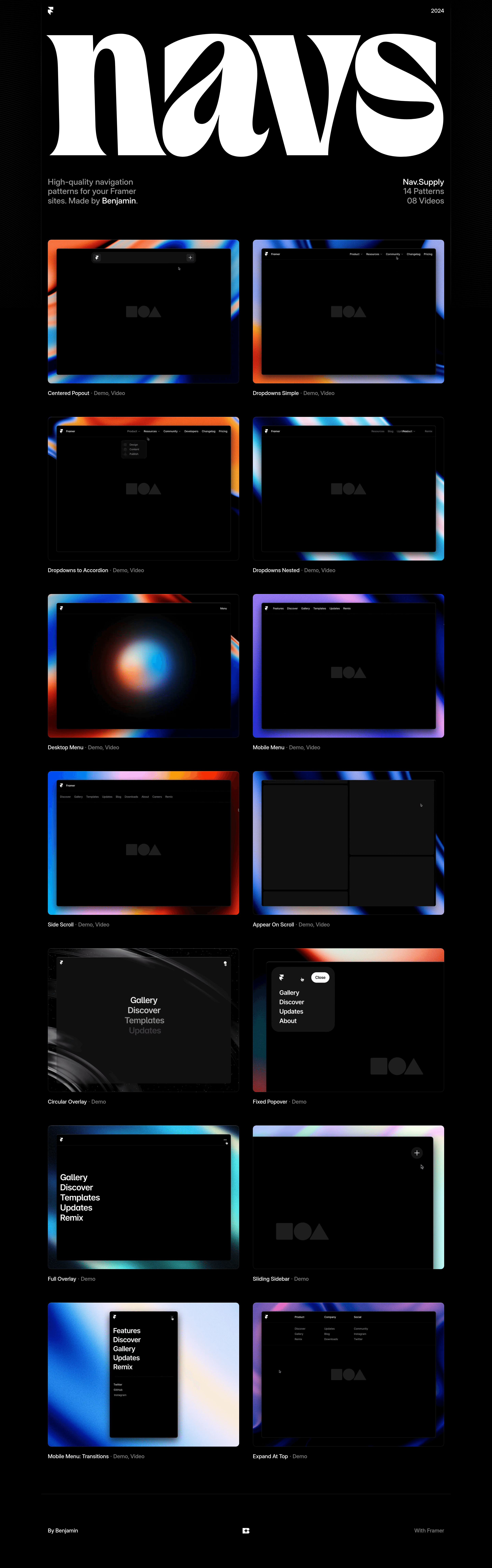 Nav.Supply landing page screenshot