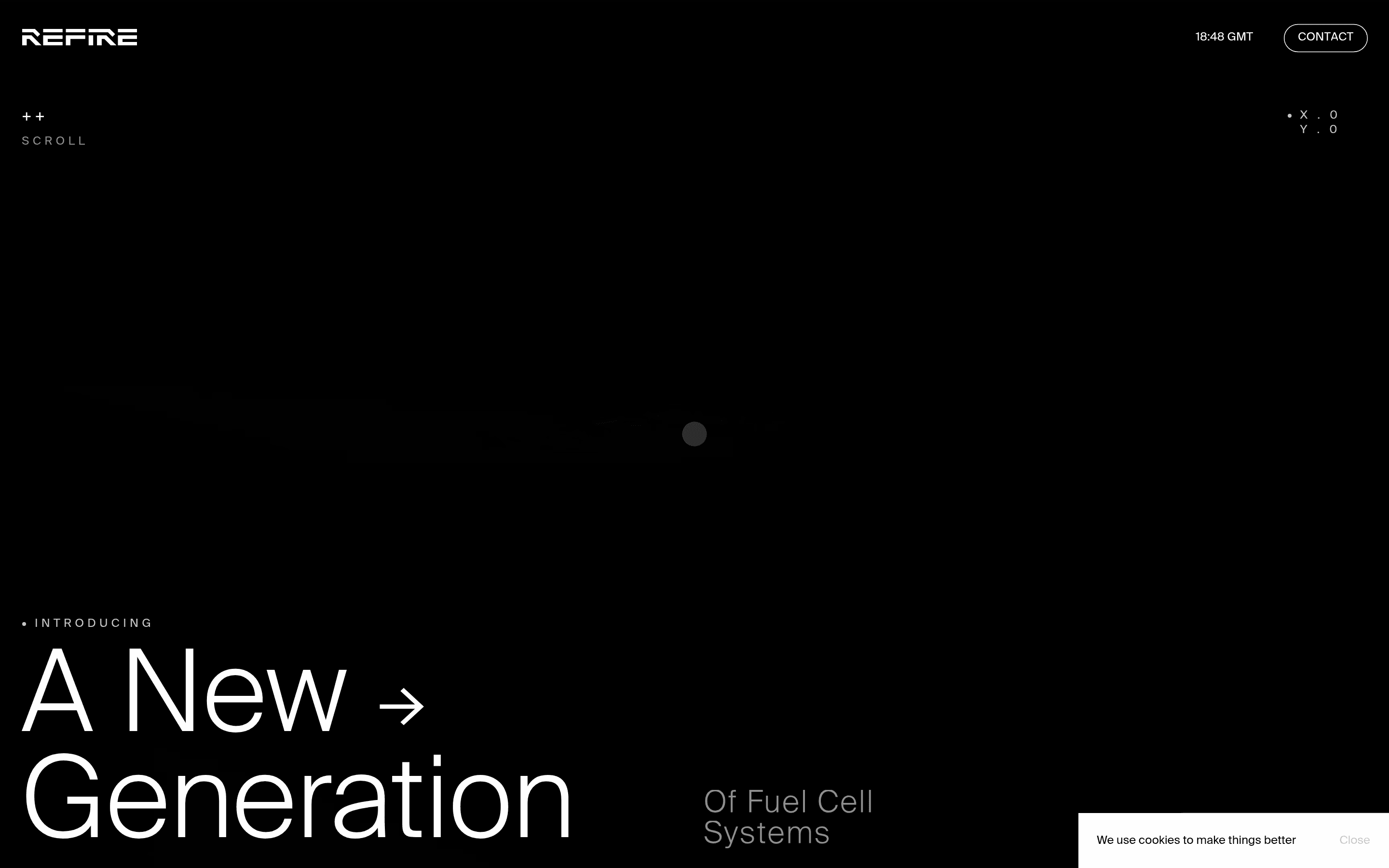 Refire landing page screenshot